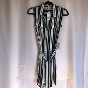 Forever 21 black and white sleeveless dress